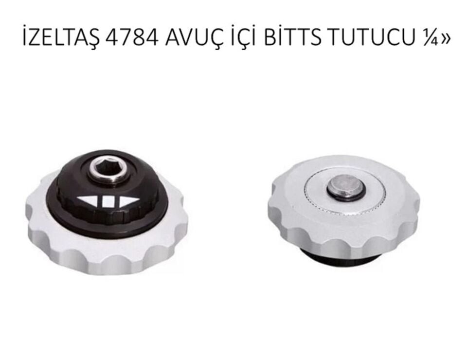 İzeltaş Avuç İçi Bits Tutucu 1 4'' 4784 19 6346