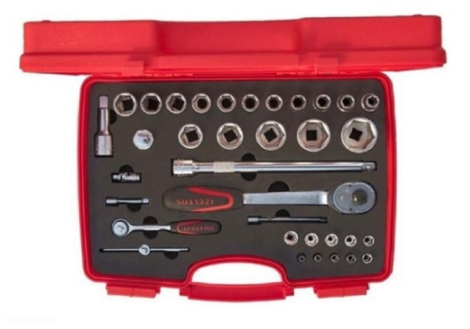 İzeltaş 1113 00 1038 Altı Köşe Lokma Anahtar Takımı 35 Parça