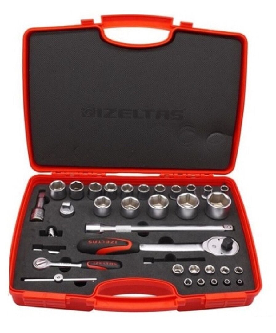 İzeltaş 1113 00 1038 Altı Köşe Lokma Anahtar Takımı 35 Parça
