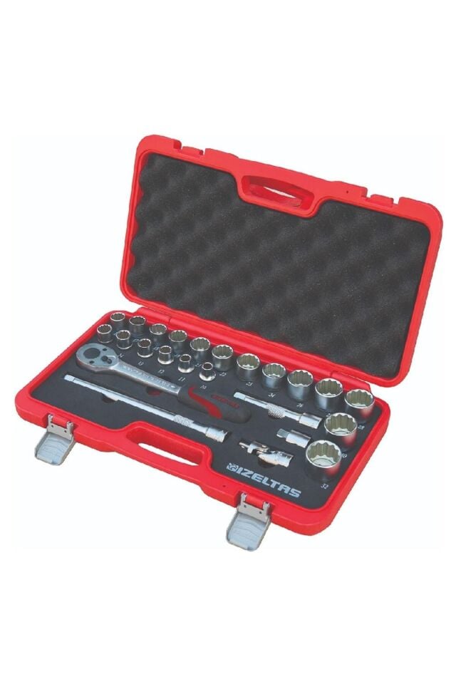 İzeltaş On İki Köşe Lokma Anahtar Takımı 1 2” 24 Parça 1413 00 6024