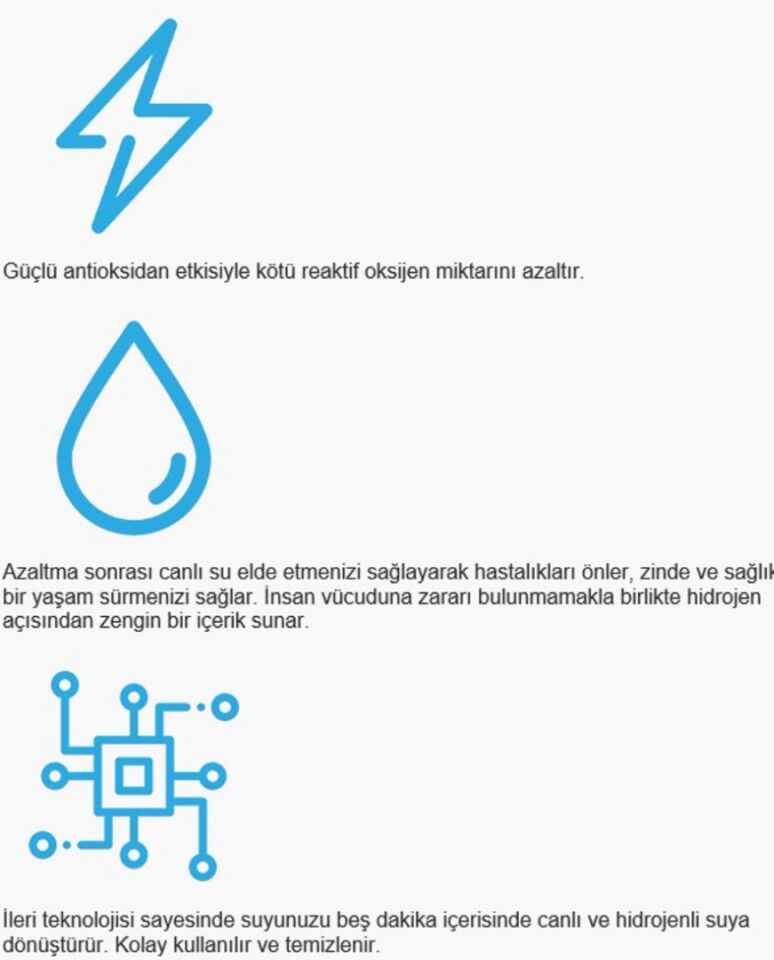 Ioncares Hidrojenli Taşınabilir Canlı Su Cihazı ORP-200/-300