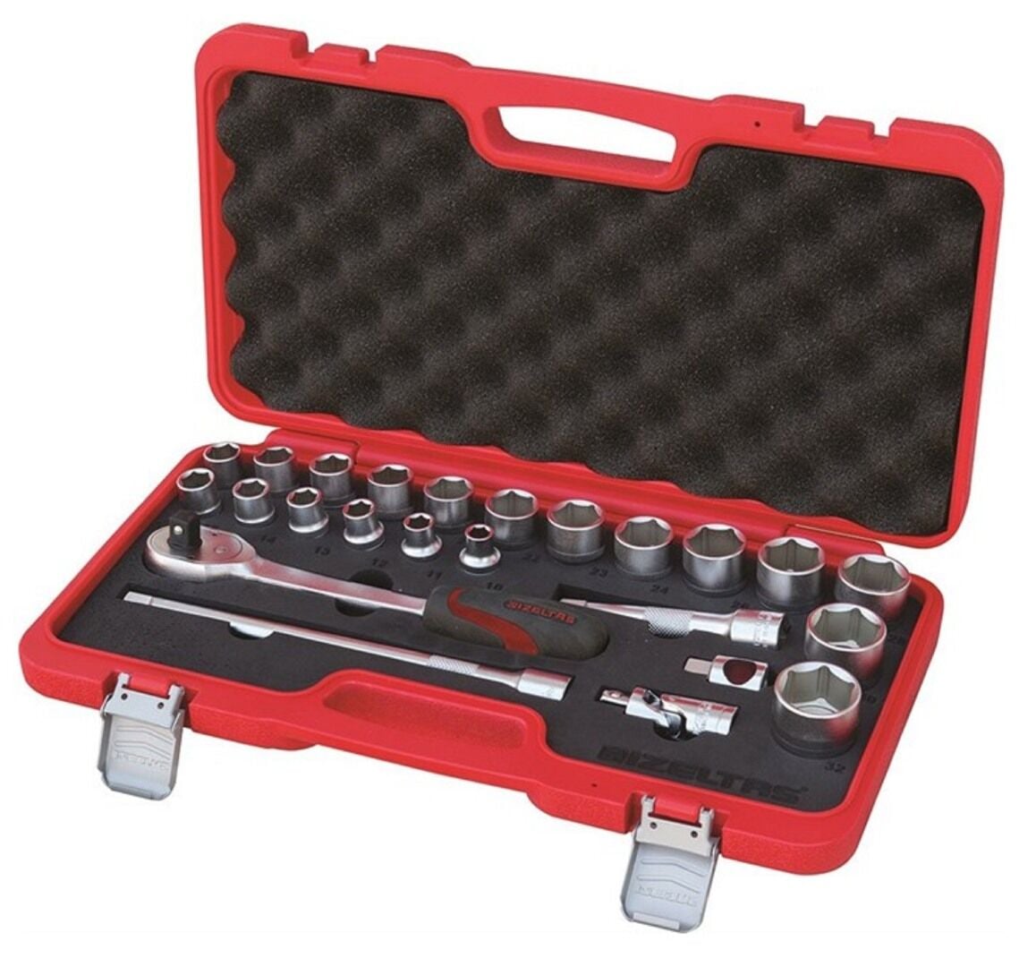 İzeltaş Altı Köşe Lokma Anahtar Takımı 1 2'' 24 Parça 1113 00 2024