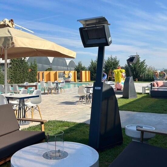 Patio Pelikan Soba Ayaklı Tüplü Isıtıcı