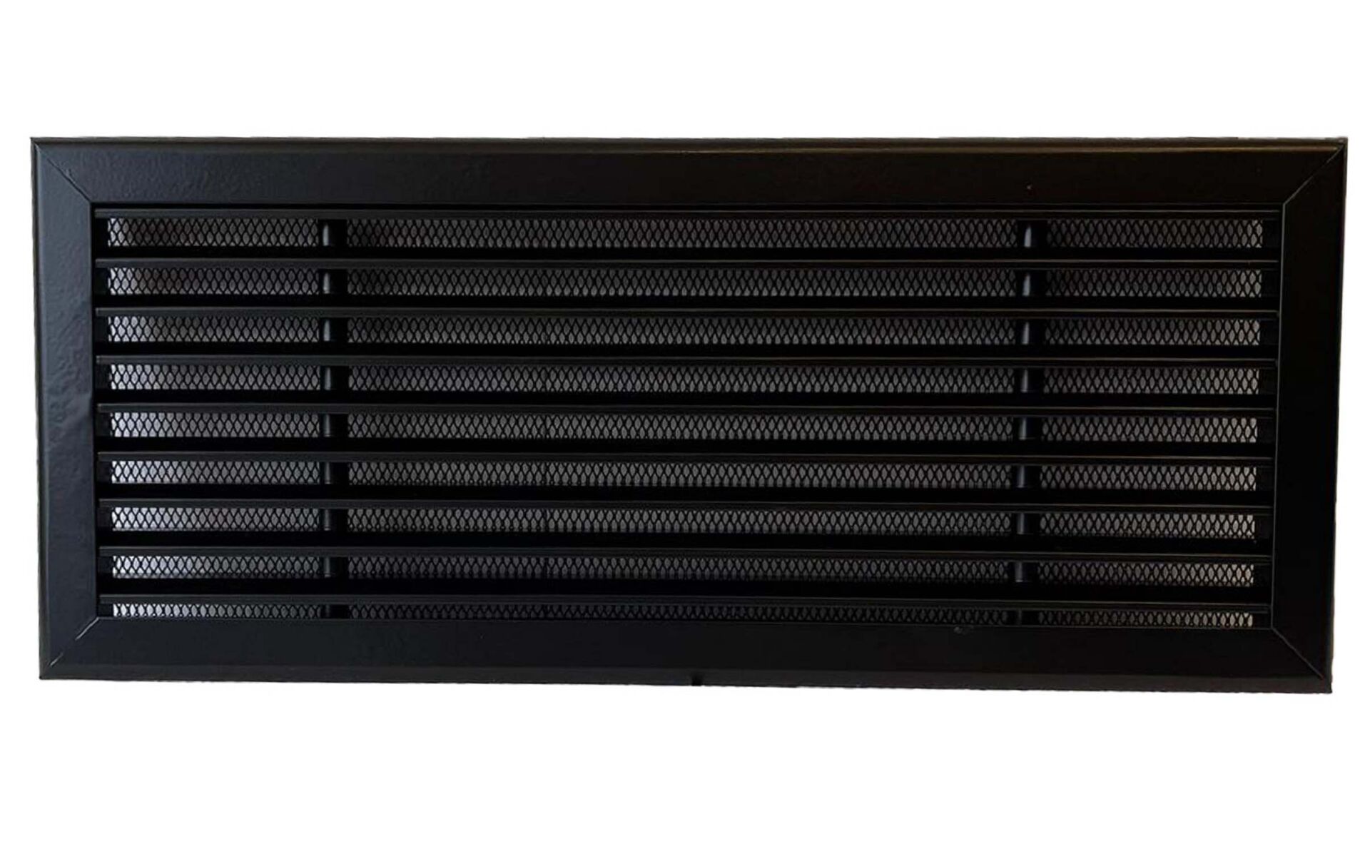 Miss Worble Alüminyum Lineer Şömine Menfezi 40 x 15 cm Siyah