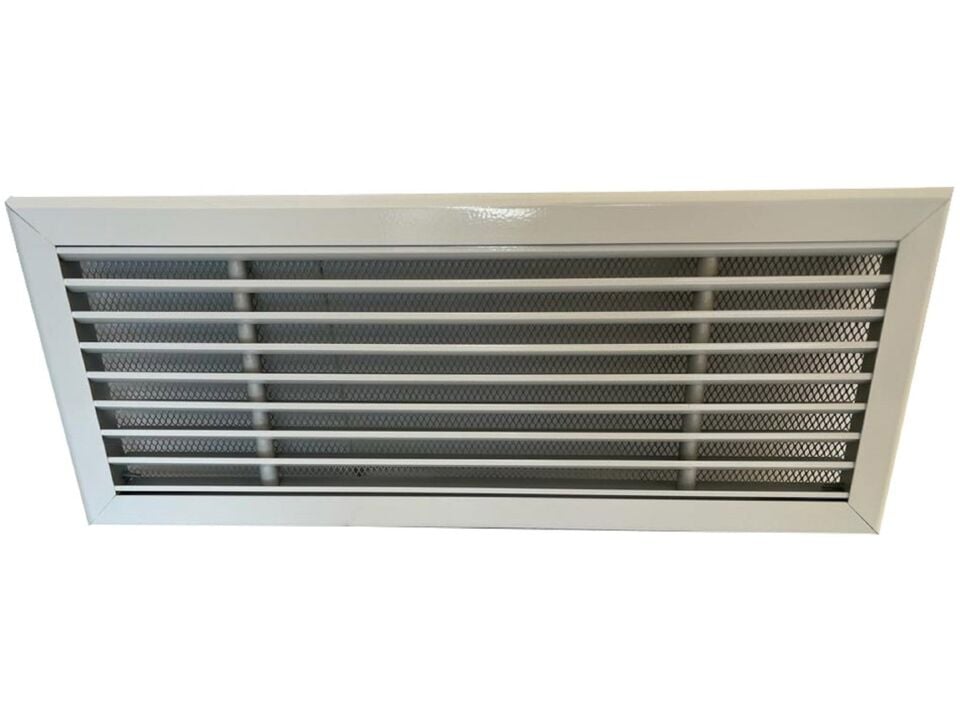 Miss Worble Lineer Şömine Menfezi Beyaz 40 x 15 cm