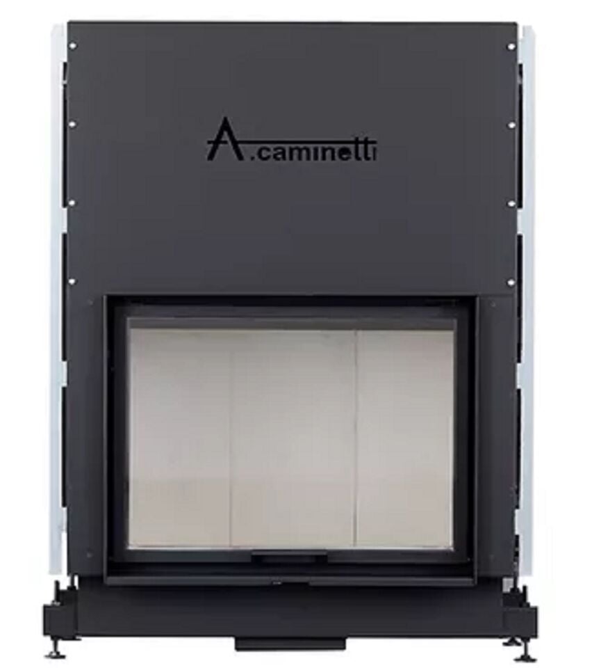 A.Caminetti Asansörlü Çelik Şömine Haznesi Flat 75 x 50 cm