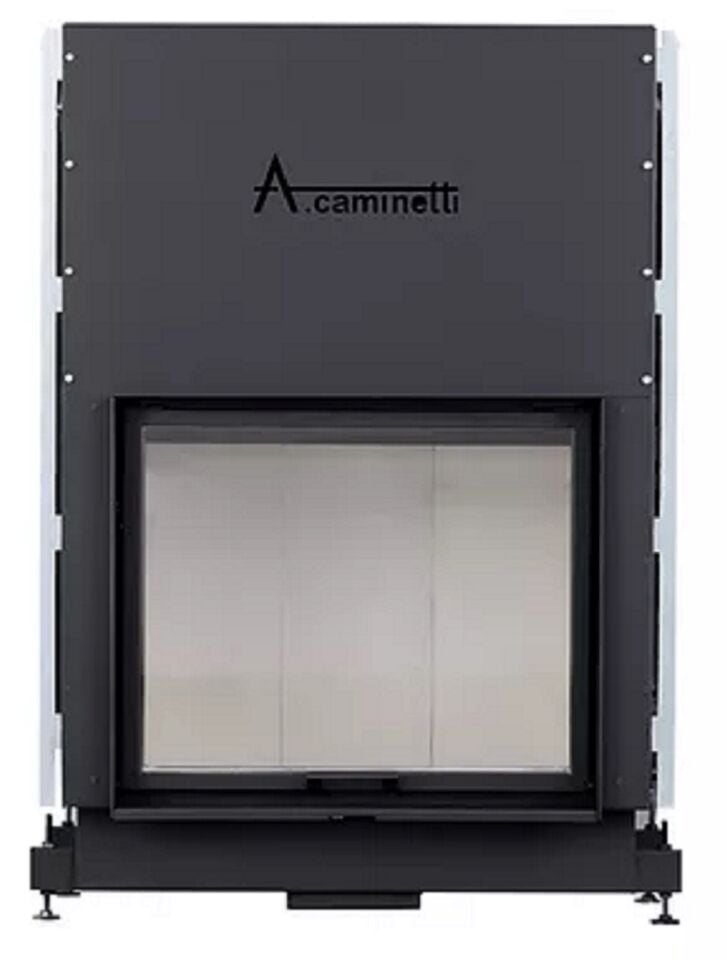 A.Caminetti Asansörlü Çelik Şömine Haznesi Flat 90 x 50 cm