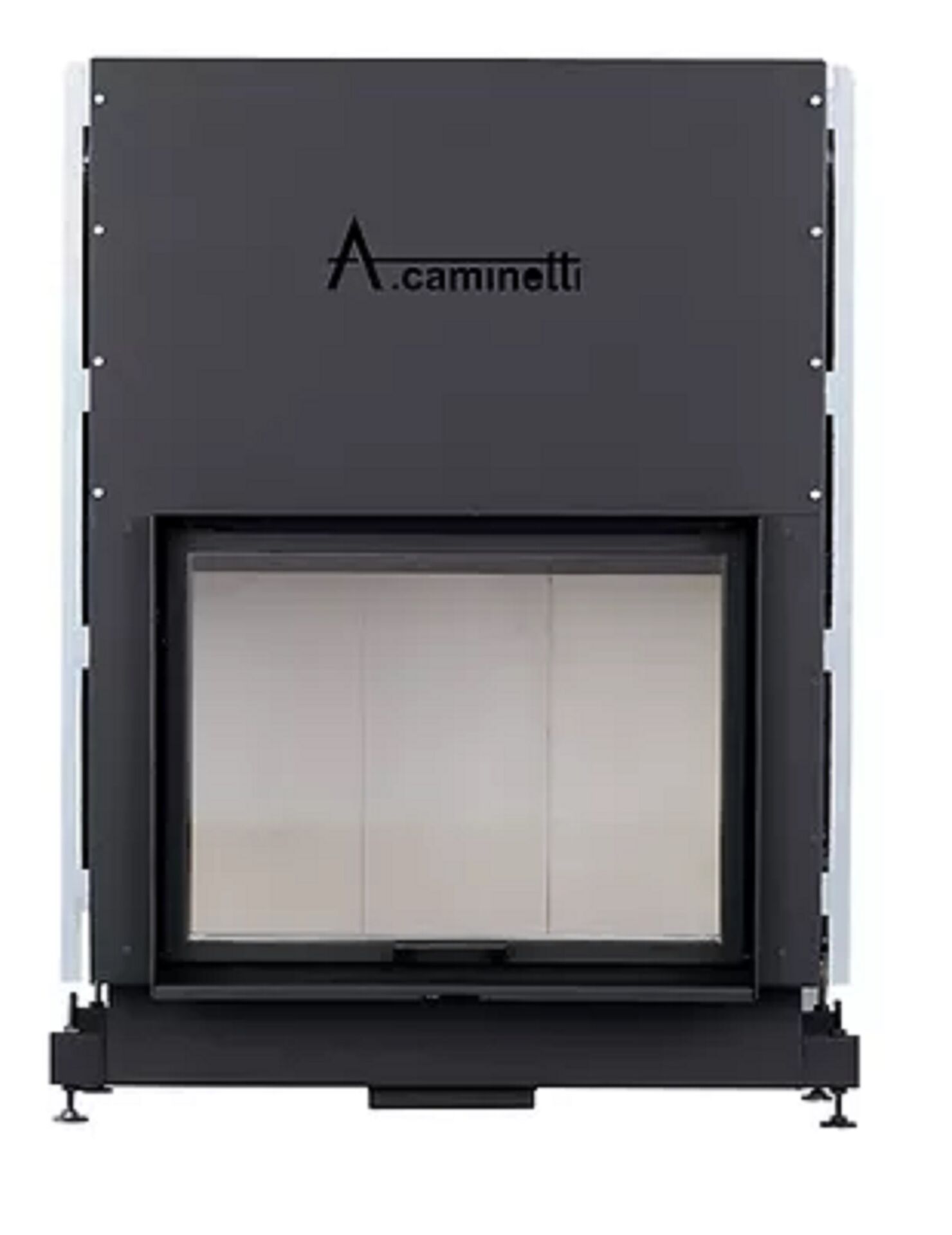 A.Caminetti Asansörlü Çelik Şömine Haznesi Flat 90 x 60 cm