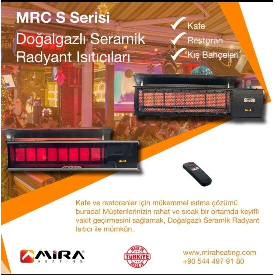 MRC 8S LCD CAMLI SERAMİK RADYANT ISITICI 8kW