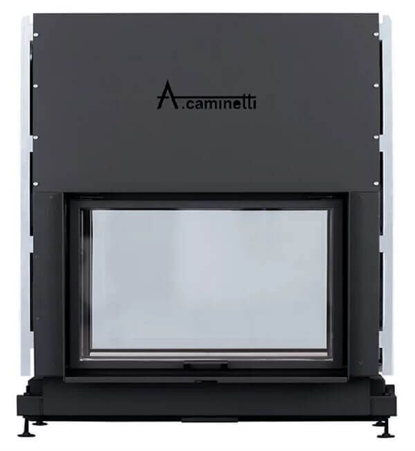 A Caminetti Asansörlü Şömine Haznesi Flat İki Taraflı 90 x 60 cm