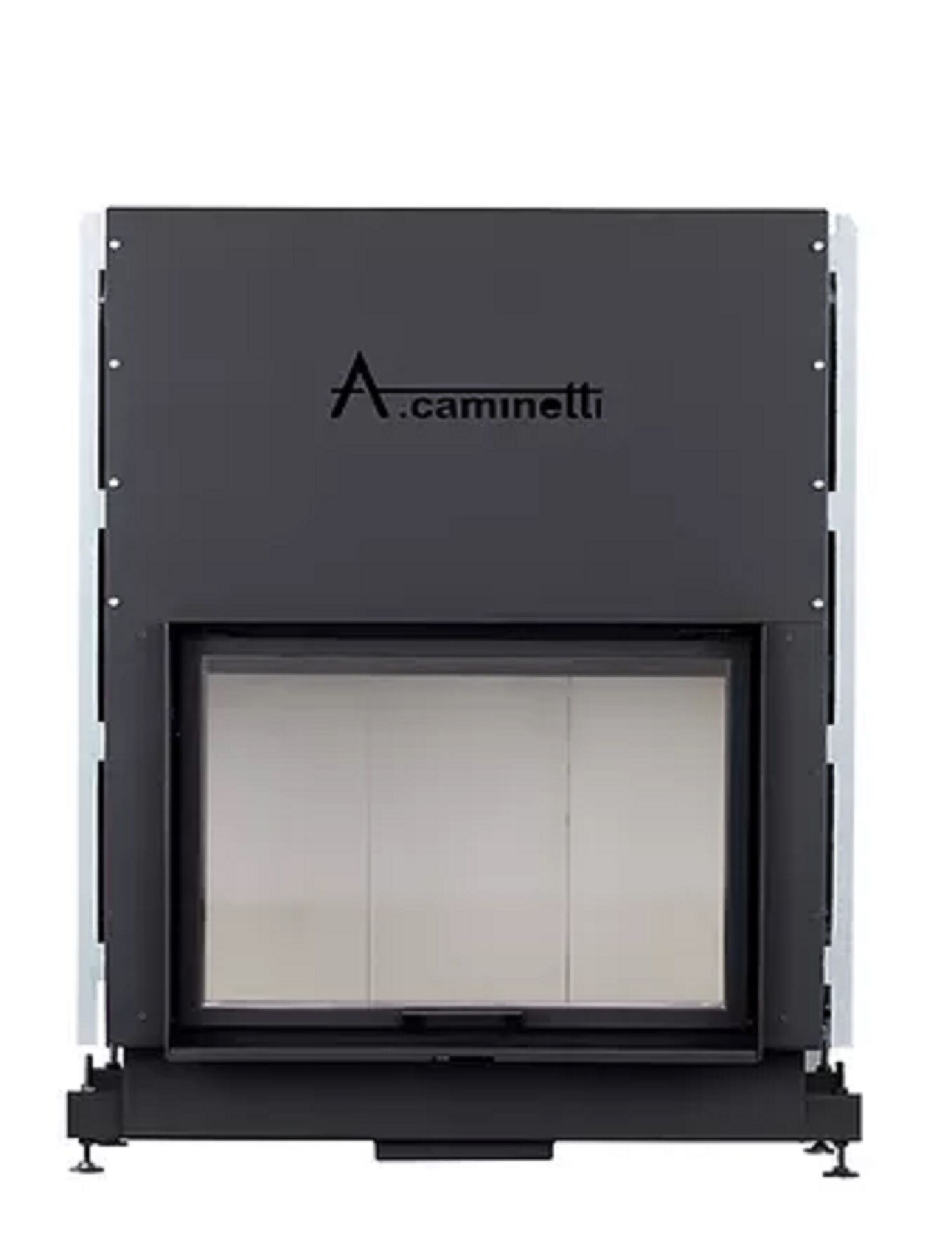 A.Caminetti Asansörlü Çelik Şömine Haznesi Flat 90 x 70 cm
