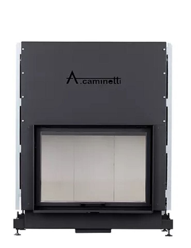 A.Caminetti Asansörlü Çelik Şömine Haznesi Flat 90 x 70 cm