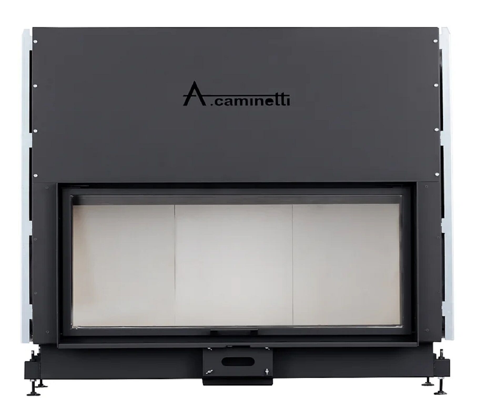 A.Caminetti Asansörlü Çelik Şömine Haznesi Flat 150 x 50 cm