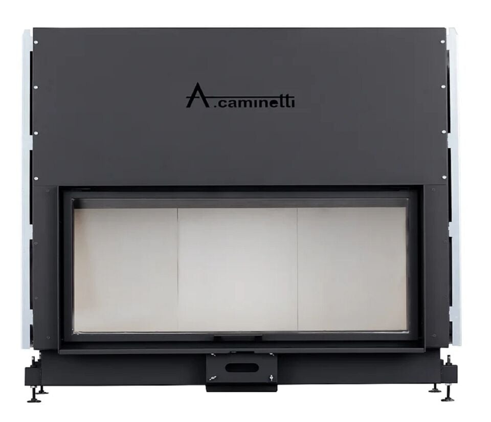 A.Caminetti Asansörlü Çelik Şömine Haznesi Flat 150 x 50 cm