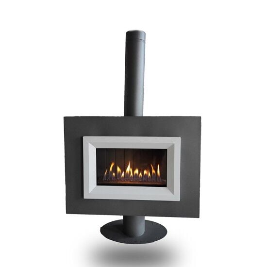 Mira H10F Freestanding Üstten Bacalı Doğalgazlı Şömine Soba