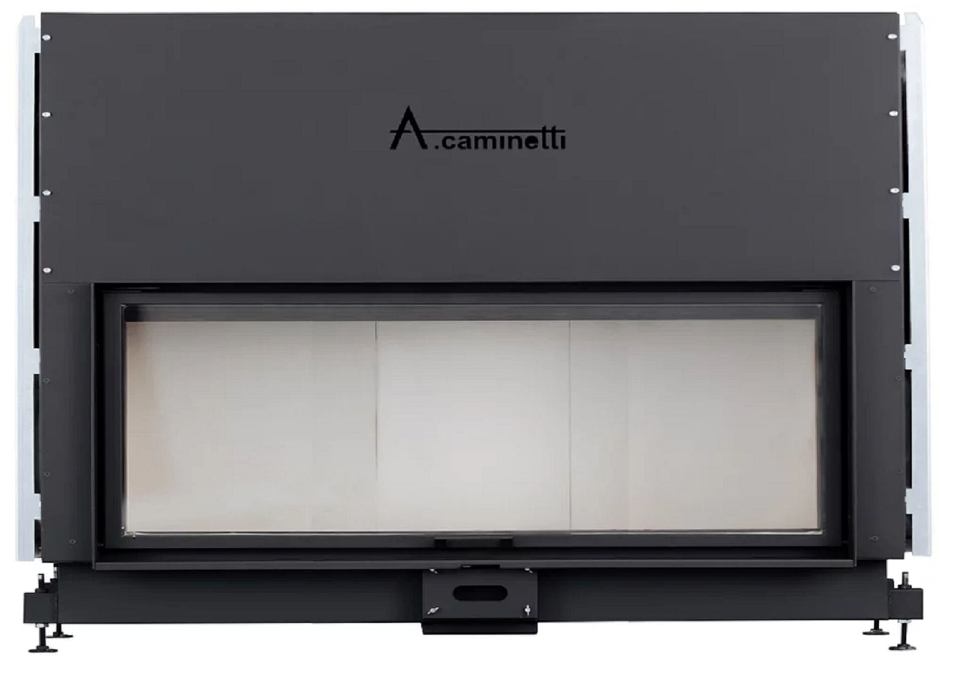 A.Caminetti Asansörlü Çelik Şömine Haznesi Flat 180 x 50 cm