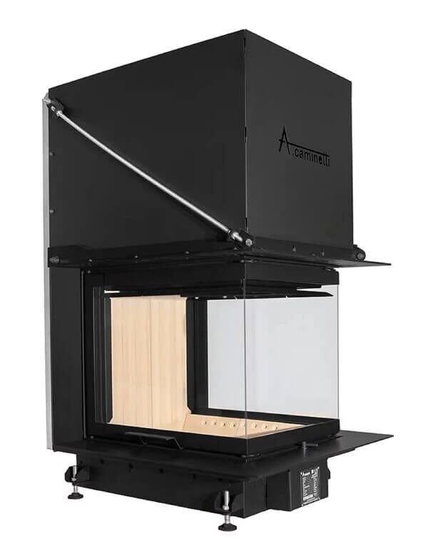 A Caminetti Crystal Şömine Haznesi 3D 50 x 60 cm 3 Açık Epi