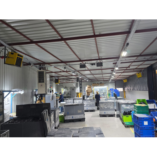 Mira EH-22 Elektrikli Fanlı Isıtıcı, 22kW