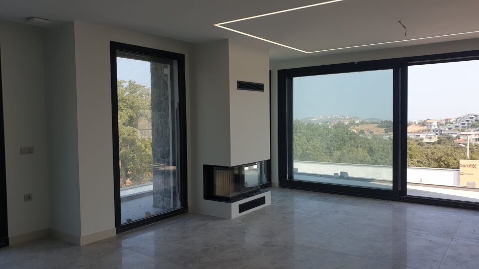 A.Caminetti Crystal Asansörlü Çelik Şömine Haznesi 90 Max Üç Açık
