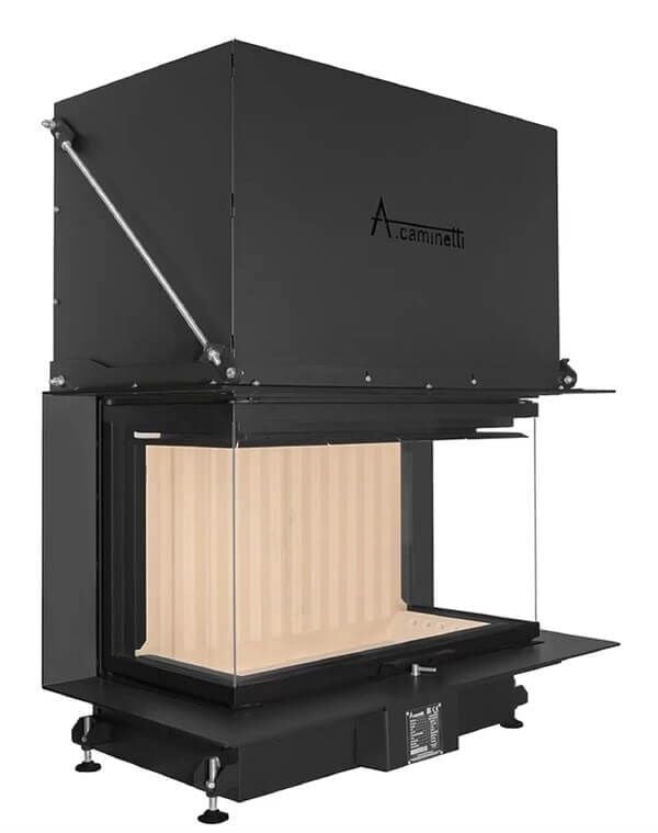 A Caminetti Crystal Şömine Haznesi 90 Max 3 Açık