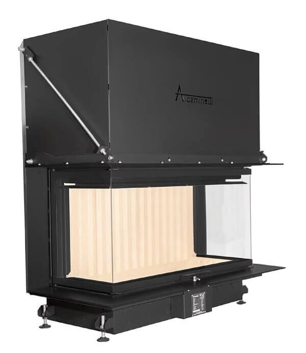 A Caminetti Crystal Şömine Haznesi 110 Max 3 Tarafı Açık