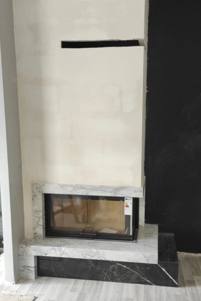 A Caminetti Quattro Şömine Haznesi Eco 100 cm Sağ Açık