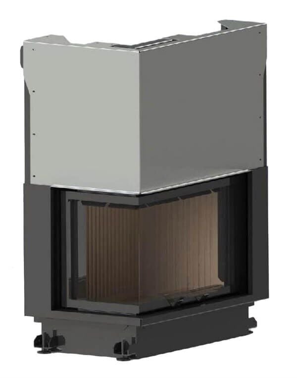 A Caminetti Quattro Şömine Haznesi Eco 100 cm Sol Açık