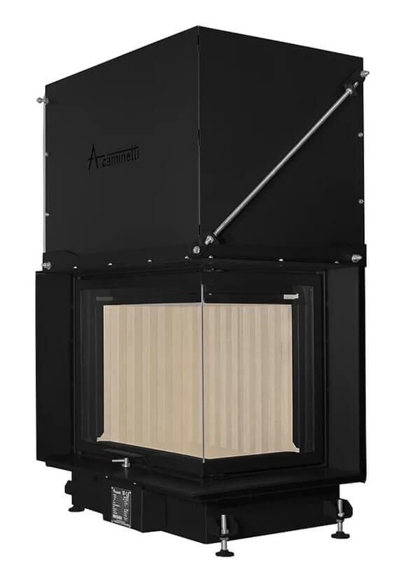 A Caminetti Quattro Şömine Haznesi 80 Sağ Açık