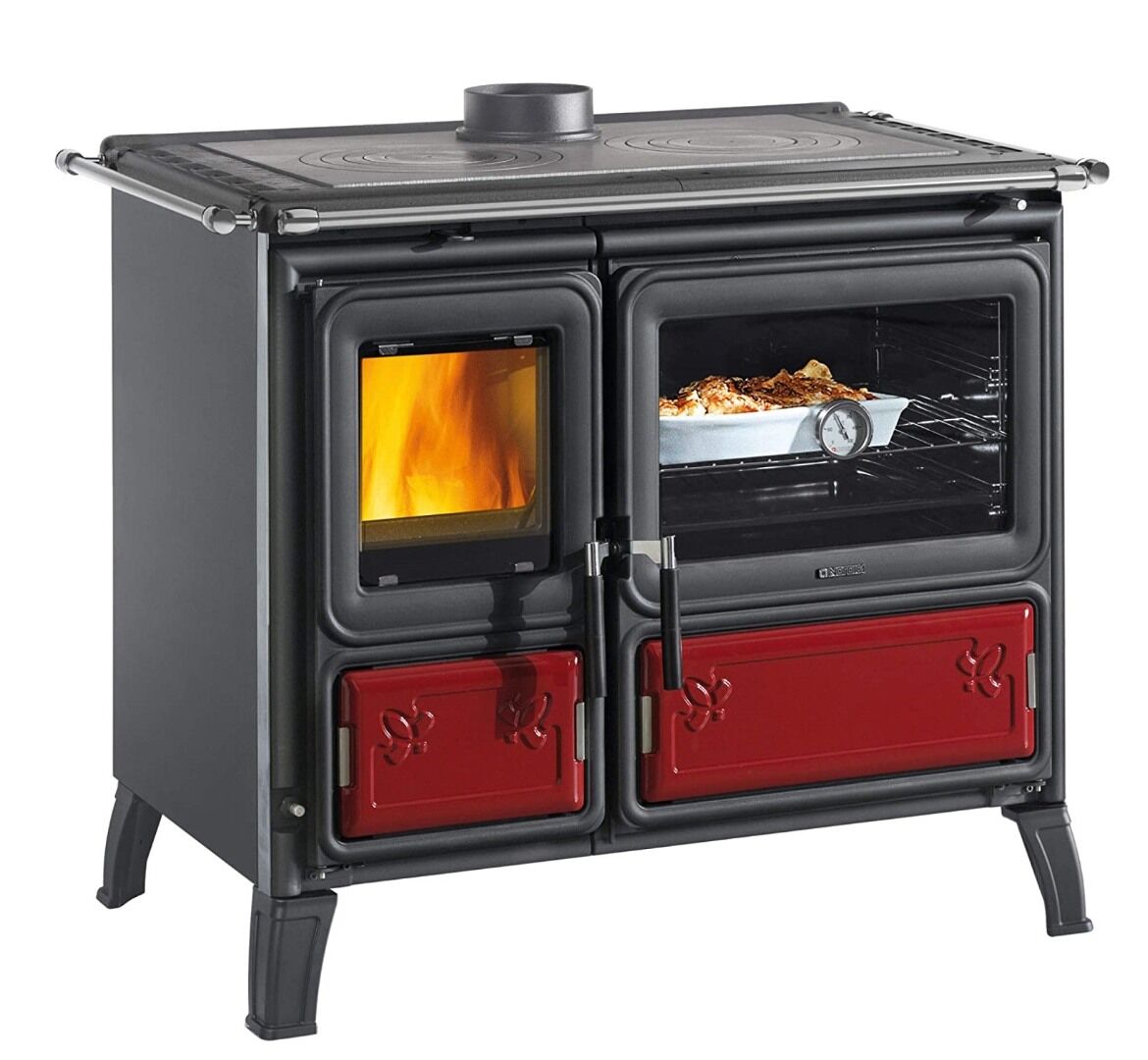 La Nordica Milly 16 Döküm Kuzine Soba Kırmızı 392920 1