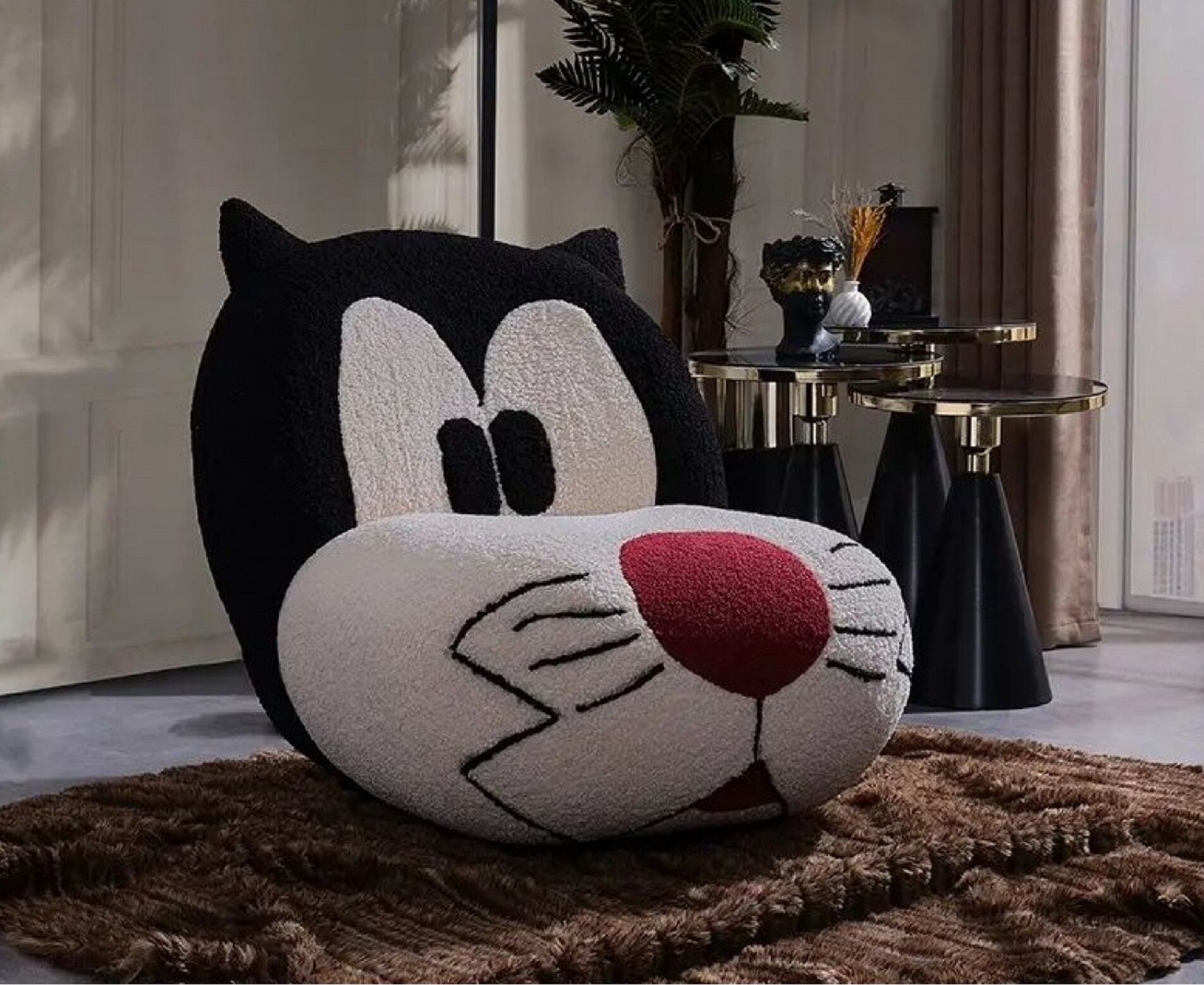 Miss Worble Slyvester Pofuduk Berjer Çocuk Kanepe Koltuk