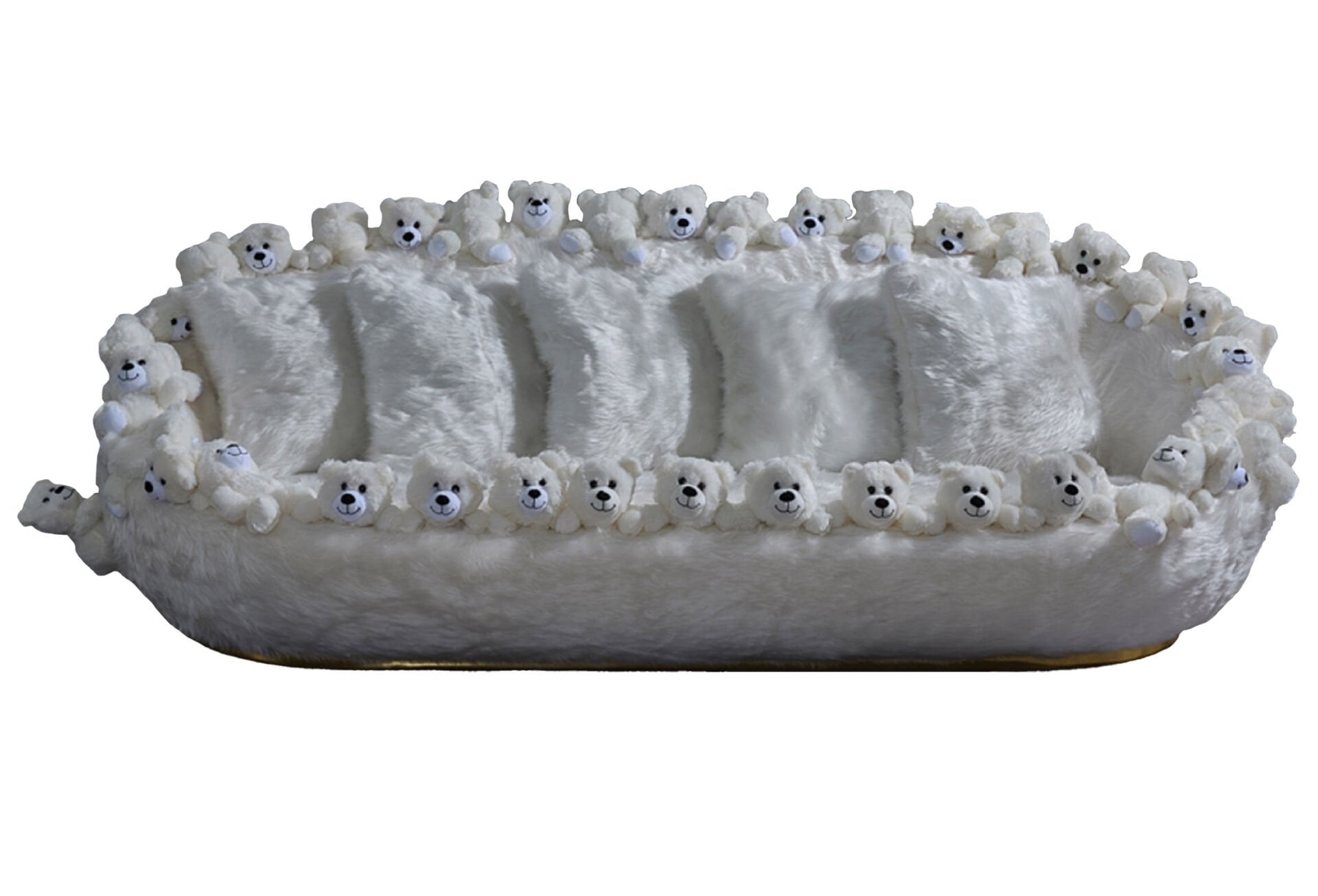 Miss Worble Teddy Bears Pufuduk Üçlü Kanepe Koltuk