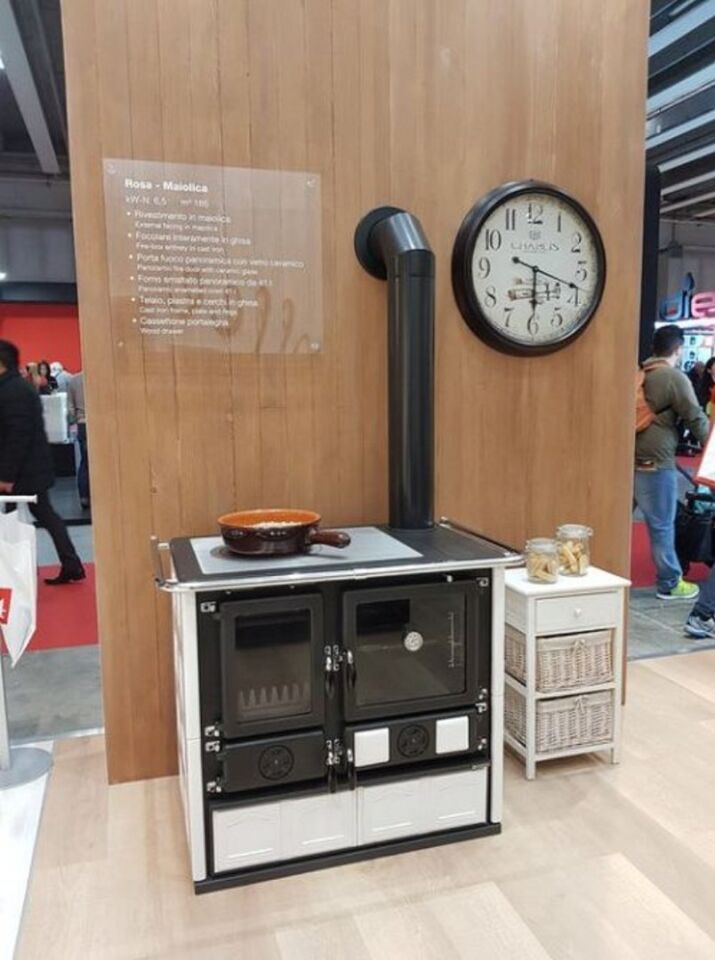 La Nordica Döküm Kuzine Soba Rosa 16 Maiolica Beyaz 3003421