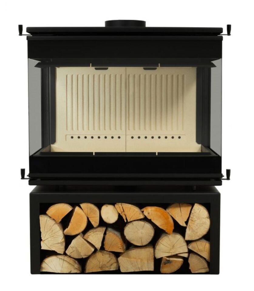 A Caminetti Scandinavian 75 Şömine 3 Açık