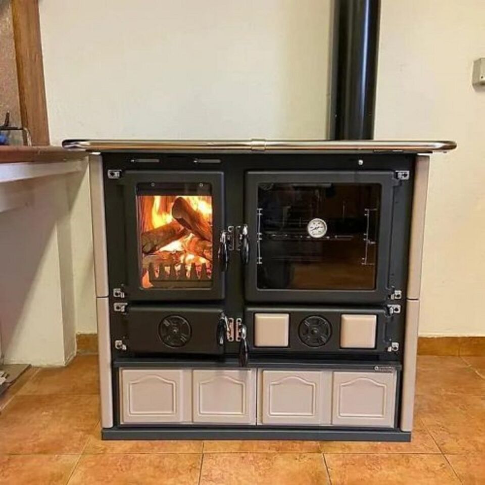 La Nordica Döküm Kuzine Soba Rosa 16 Maiolica Tortora 3003422