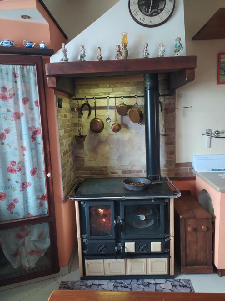 La Nordica Döküm Kuzine Soba Rosa 16 Maiolica Tortora 3003422