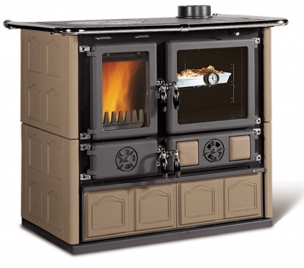 La Nordica Döküm Kuzine Soba Rosa 16 Maiolica Tortora 3003422