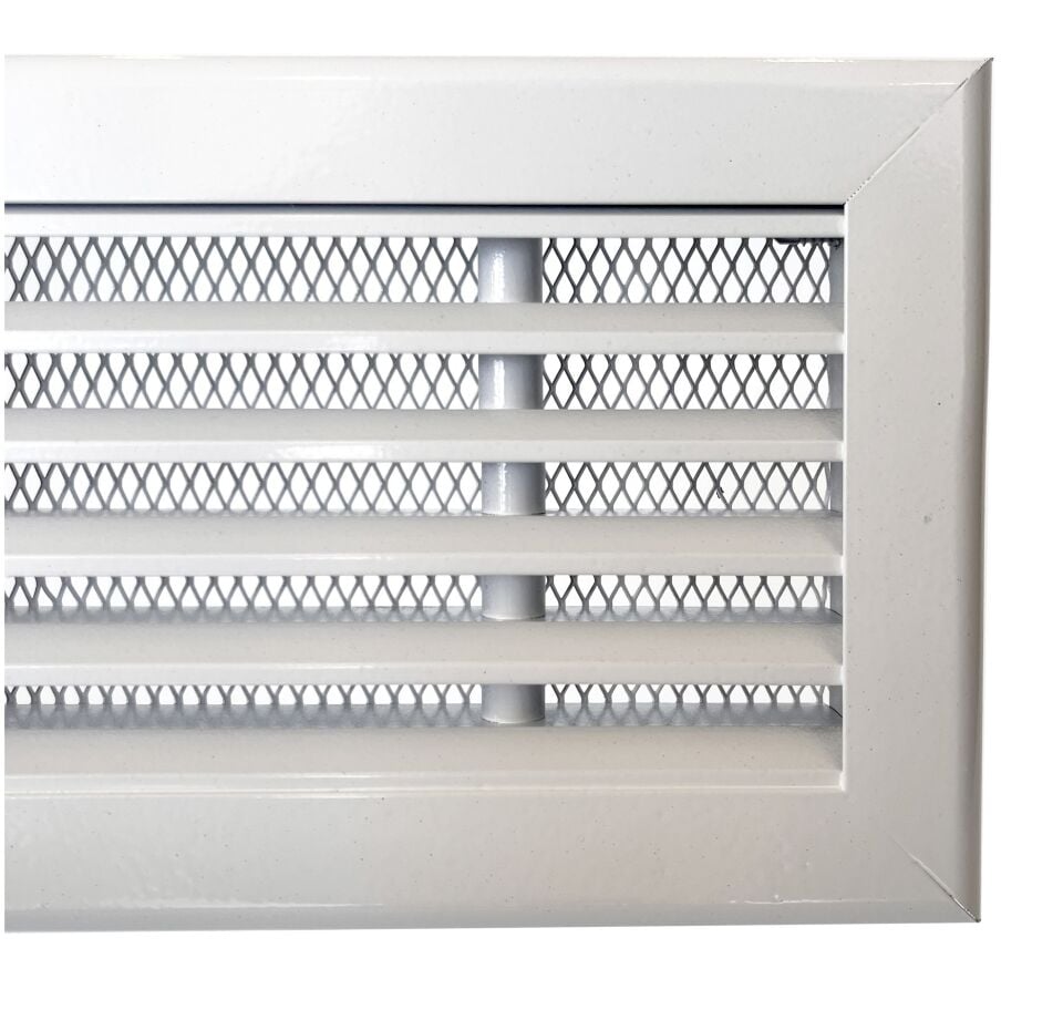 Miss Worble Lineer Şömine Menfezi 100 x 10 cm Beyaz