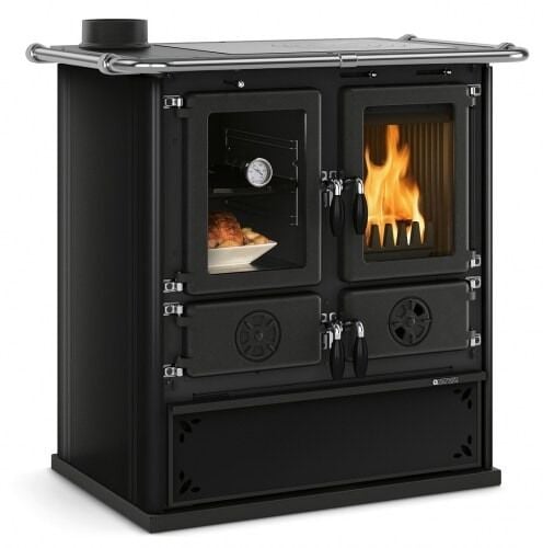 La Nordica Döküm Kuzine Soba Rosetta Sinistra 16 Steel Antrasit 3003930