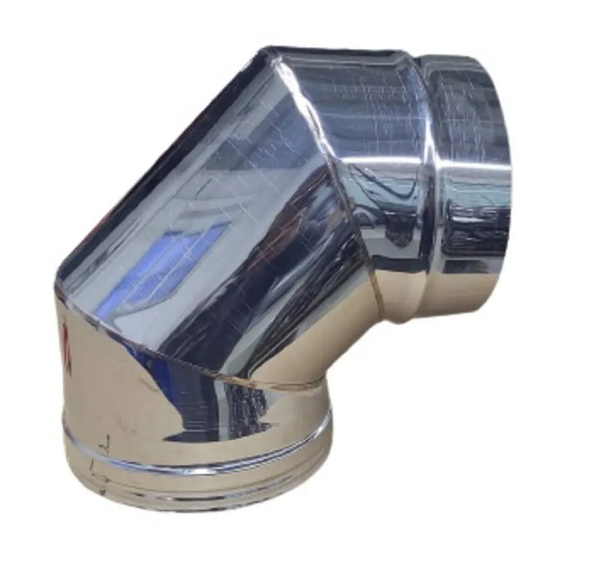 Miss Worble Paslanmaz Şömine Borusu 90 Derece 430 Kalite