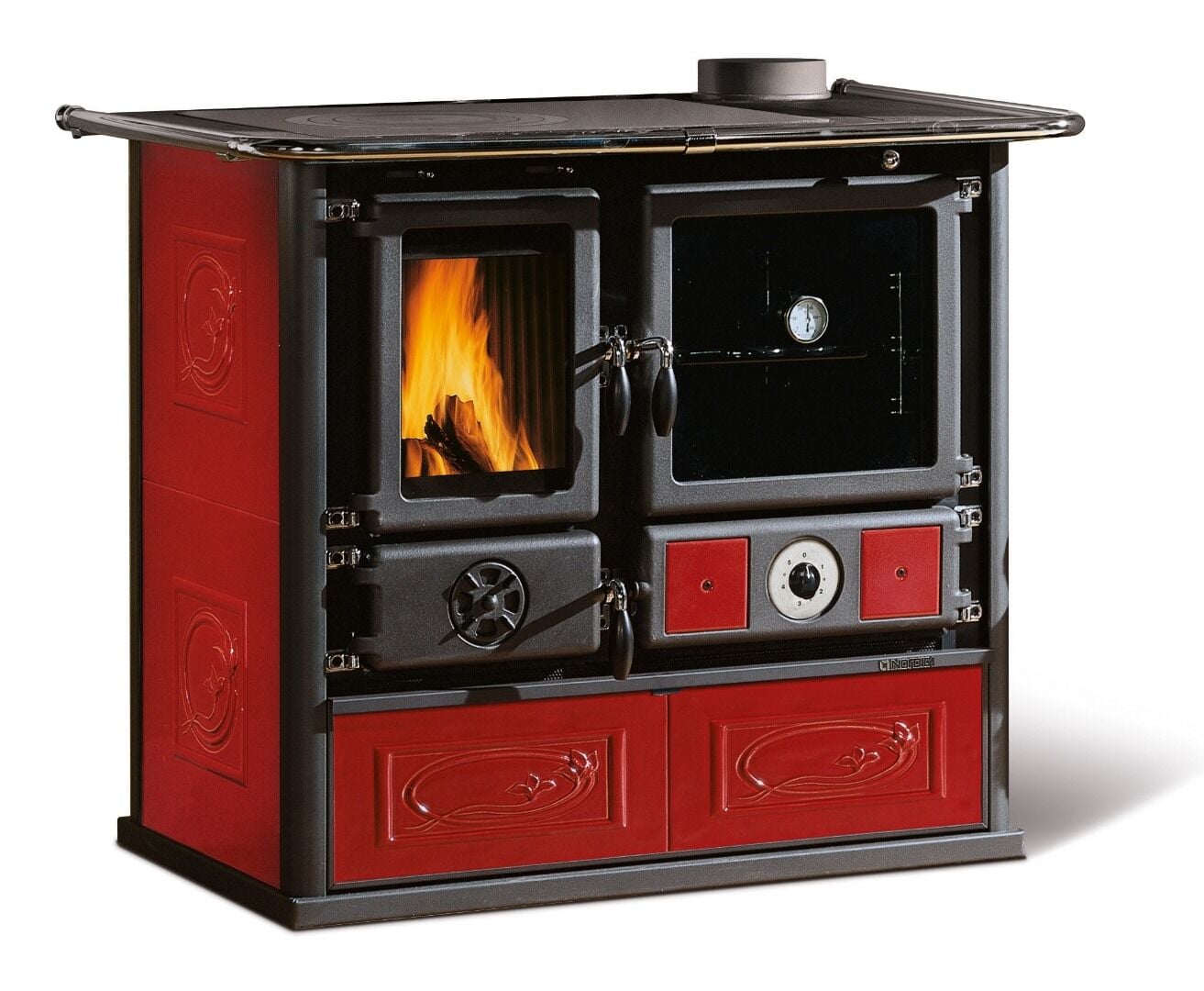 La Nordica Döküm Kuzine Soba Termo Rosa DSA 16 Kırmızı 3005200