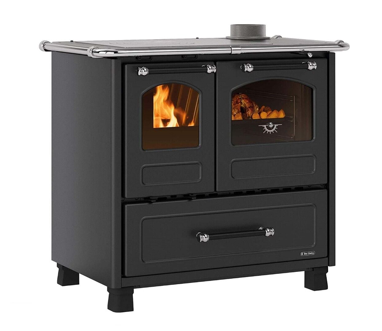 La Nordica Family 4,5 Döküm Kuzine Soba Antrasit 3006930