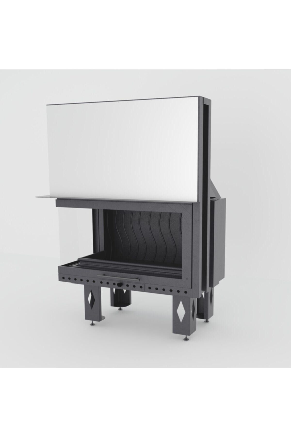 Çırağan Asansörlü Çelik Şömine Haznesi Sol Açık 120 Lik