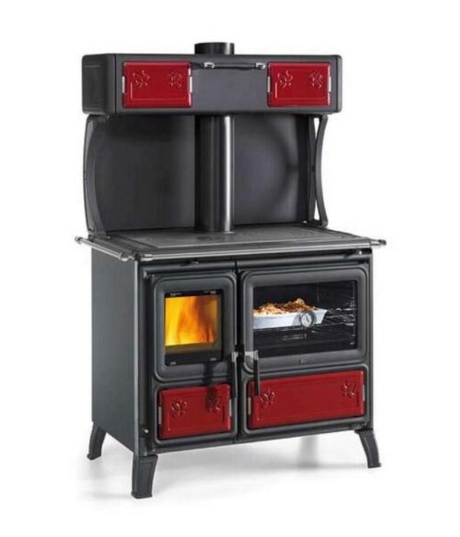 La Nordica Milly 16 Döküm Kuzine Soba Kırmızı Isıtma Kabinli 3002920