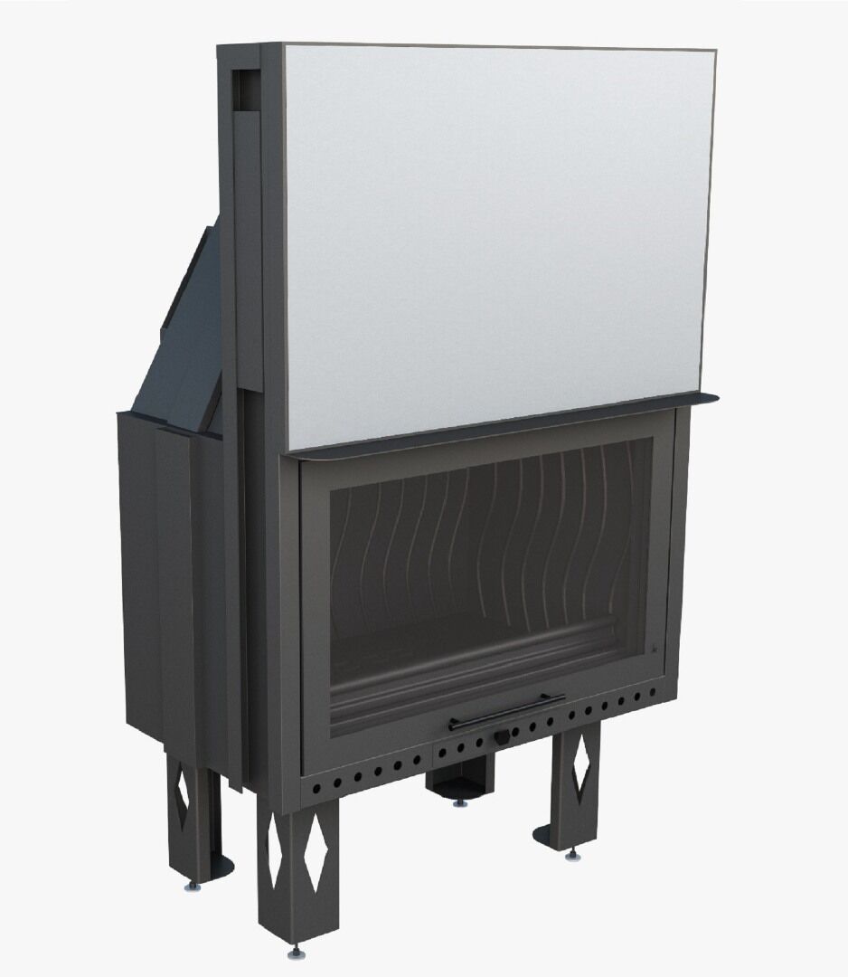 Çırağan Asansörlü Çelik Düz Şömine Haznesi 100 Lük