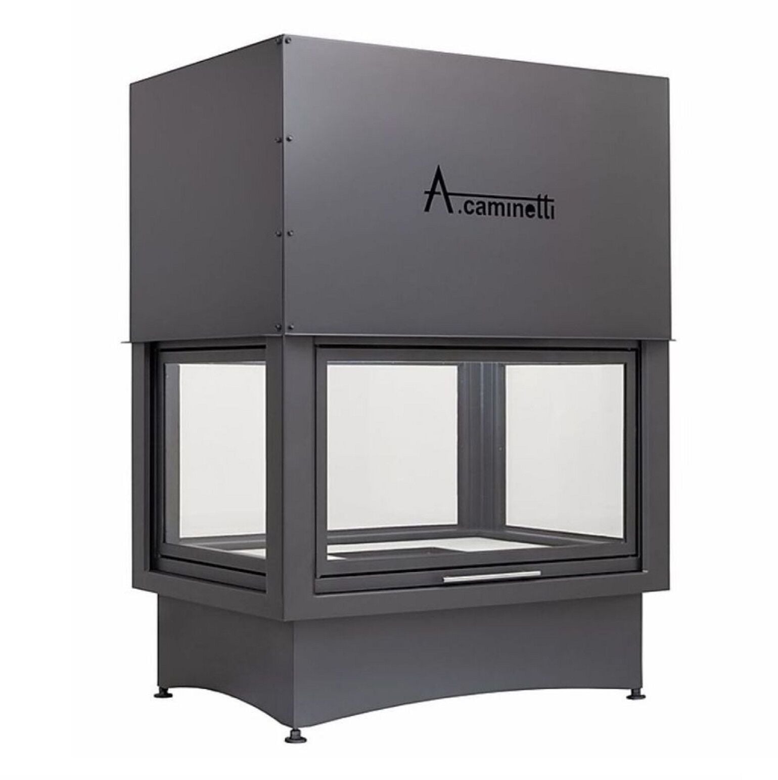 A.Caminetti Crystal Şömine Haznesi 4D 4 Tarafı Açık 90 Lık