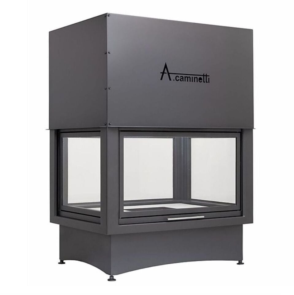 A.Caminetti Crystal Şömine Haznesi 4D 4 Tarafı Açık 90 Lık
