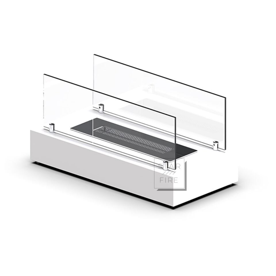 Starfire Art Design Masaüstü Bioethanol Şömine Beyaz