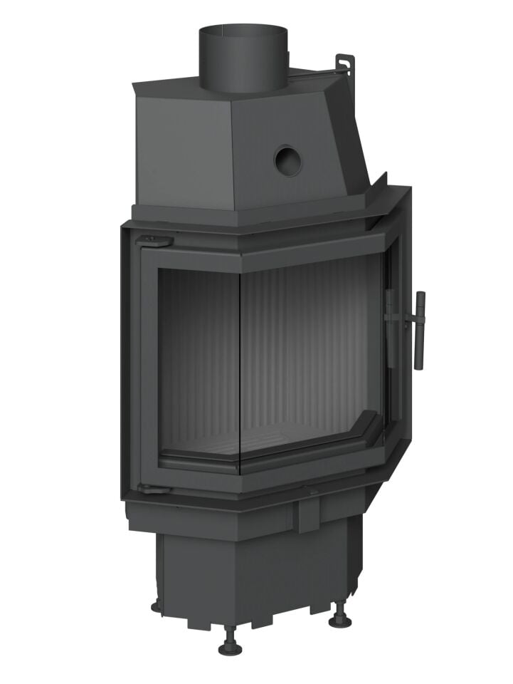 Echa Tech Prizma Orta Çelik Şömine Haznesi