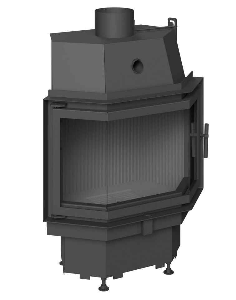 Echa Tech Prizma Büyük Çelik Şömine Haznesi