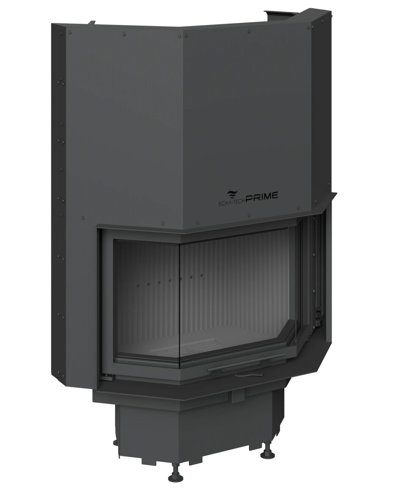 Echa Tech Asansörlü Prizma Büyük G Çelik Şömine Haznesi 105 Lik